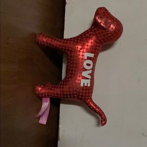 Red Victoria secret dog